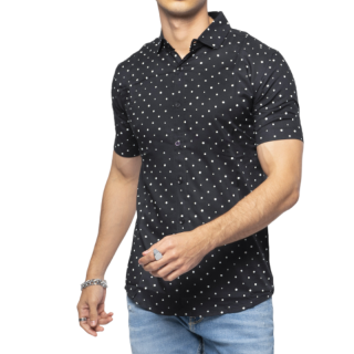 Black_Dots_Printed_Half_Sleeve_Shirt